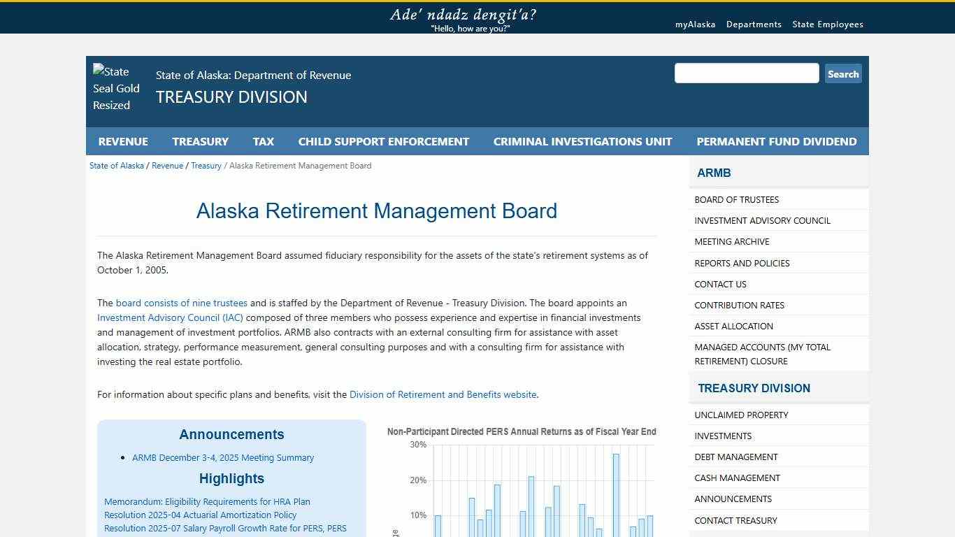 Alaska Retirement Management Board